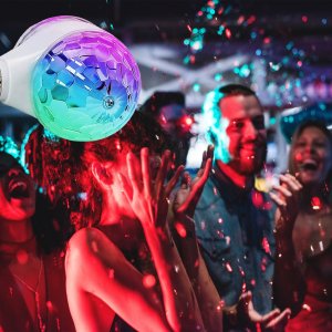 Retoo ŻARÓWKA RBG OBROTOWA KULA DYSKOTEKOWA LED MOCNA XL 3