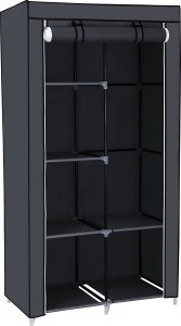 Retoo MATERIAŁOWA SZAFA TEKSTYLNA SKŁADANA GARDEROBA ORGANIZER NA UBRANIA REGAŁ 13