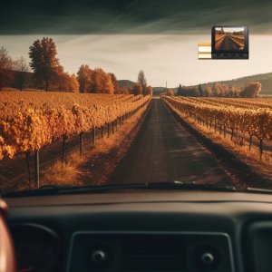 Wideorejestrator Retoo WIDEOREJESTRATOR SAMOCHODOWY Z WYŚWIETLACZEM DASH CAM GPS WIFI 8