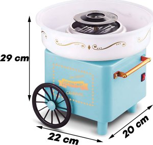 Retoo WATA CUKROWA MASZYNA DO WATY CUKROWEJ DOMOWA MASZYNKA PATYCZKI 16