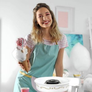 Retoo WATA CUKROWA MASZYNA DO WATY CUKROWEJ DOMOWA MASZYNKA PATYCZKI 5