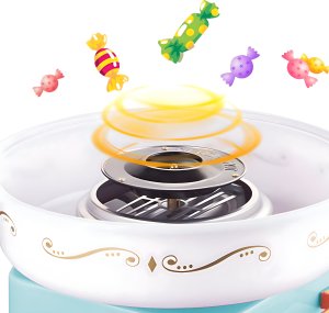 Retoo WATA CUKROWA MASZYNA DO WATY CUKROWEJ DOMOWA MASZYNKA PATYCZKI 9