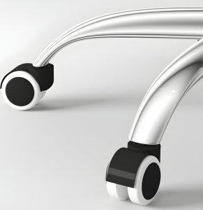 Krzesło biurowe Retoo FOTEL BIUROWY OBROTOWY KRZESŁO BIUROWE DO BIURKA SIATKA CZARNY 150KG 11