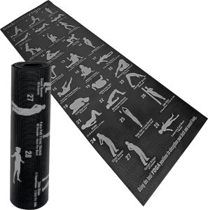 Alogy MATA DO JOGI ĆWICZEŃ FITNESS PILATES GIMNASTYCZNA ANTYPOŚLIZGOWA 2