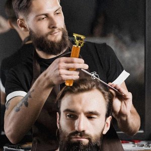 Maszynka do włosów Retoo MASZYNKA DO STRZYŻENIA GOLENIA WŁOSÓW BRODY TRYMER GOLARKA BEZPRZEWODOWA 10