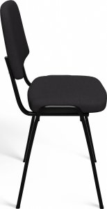 Topeshop ZESTAW 4x KRZESŁO ISO KONFERENCYJNE CZARNE 5