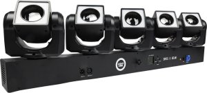 LIGHT4ME EFEKT ŚWIETLNY LED 5x GŁOWICA RUCHOMA GŁOWA LED OŚWIETLENIE SCENICZNE 4