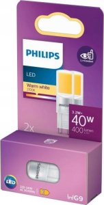 Signify Philips LED Standard Brenner 40W G9 Warmweiß non-dim 2erP 1