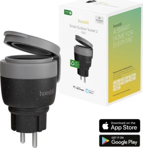 Avanca International BV Hombli smarte outdoor Steckdose V2, schwarz 1