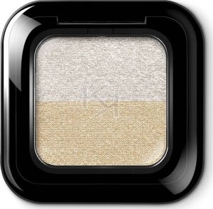 Shiseido KIKO Milano Bright Duo Eyeshadow podwójny cień do powiek 01 Metallic White/True Gold 2.5g 1