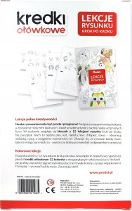 Pentel Kredki ołówkowe Pentel (+ lekcje rysunku) 12 kolorów 3