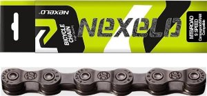 Nexelo Łańcuch NEXELO MTB/ROAD S9 9speed 116 ogniw, szary 1