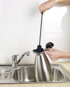 Wenko Silikonowa szczotka kuchenna do kubków, szklanek, 38 cm, WENKO 3