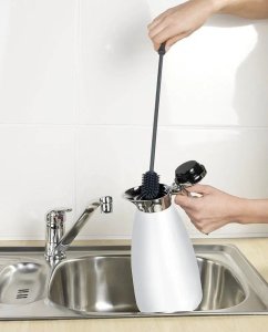 Wenko Silikonowa szczotka kuchenna do kubków, szklanek, 38 cm, WENKO 5