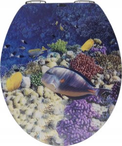 Deska bidetowa Wenko Deska sedesowa FISH, MDF, WENKO 12