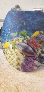 Deska bidetowa Wenko Deska sedesowa FISH, MDF, WENKO 2