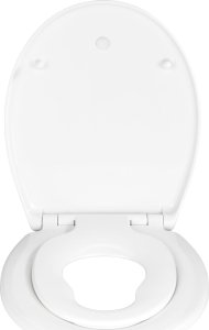 Deska bidetowa Wenko Toilet seat Delos Family white,EasyCl.,D 1