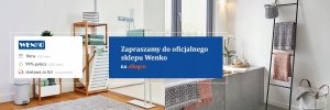 Wenko Solidna deska do płyt ceramicznych i krojenia, 52x1.5x30 cm, wykonana z drewna bambusowego, 4 nóżki antypoślizgowe, marka WENKO 7