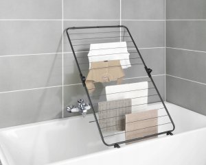 Wenko Sprytna suszarka na wannę składana CHAMPION 2