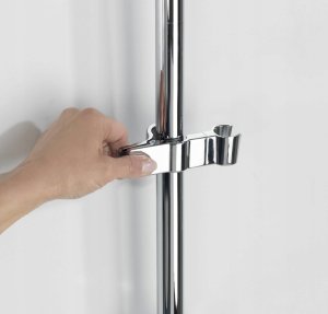 Wenko Uchwyt na prysznic do zamontowania na drążku, montaż bez wiercenia 2