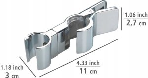 Wenko Uchwyt na prysznic do zamontowania na drążku, montaż bez wiercenia 6