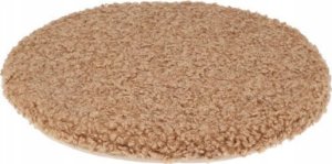Home Styling Collection Poduszka na krzesło okrągła TEDDY boucle, Ø 35 cm 1