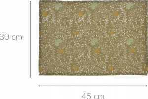 Home Styling Collection Podkładka pod talerz bawełniana w kwiaty, 45 x 30 cm 3
