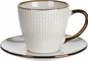 London Durable Porcelain Filiżanka do kawy herbaty ze spodkiem DUNE, 210 ml 1