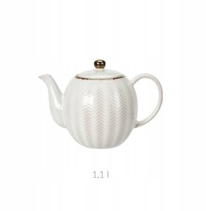 London Durable Porcelain Czajniczek do herbaty z kamionki DUNE, 1,1 l 1
