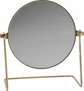 Home Styling Collection Lusterko do makijażu z minimalistyczną złotą podstawą, 20,5 x 18,5 x 8 cm 1