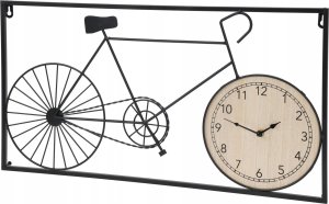 Home Styling Collection Ozdoba ścienna metalowa rower retro i zegar, 60 x 32 x 5 cm 1