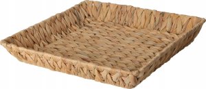 Home Styling Collection Kosz kwadratowy pleciony z hiacyntu wodnego BRAID, 34 x 34 cm 1