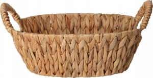 Home Styling Collection Koszyk na chleb pleciony z hiacyntu wodnego BRAID, z uchwytami, 30 x 25 cm 1