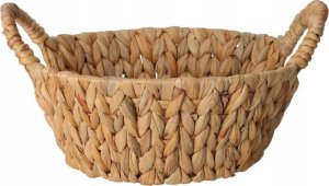 Home Styling Collection Koszyk na chleb pleciony z hiacyntu wodnego BRAID, z uchwytami, 26 x 26 cm 1