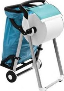 Kosz na śmieci Tork TORK Uchwyt na worek na śmieci do stojaka czarny z tworzywa sztucznego do bezpiecznego mocowania worka na śmieci - 1 sztuka (206550) 2