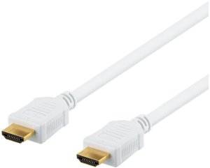Kabel Deltaco DELTACO High-Speed HDMI cable, 7m, Ethernet, 4K UHD, white 1