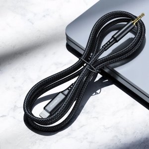 Choetech Kabel Choetech AUX007 Lighting / mini jack 3.5mm 1 m - czarny 3