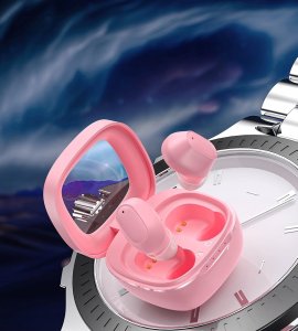 Słuchawki Choetech Słuchawki Choetech MEMS bezprzewodowe TWS Bluetooth 5.3 - różowe 6