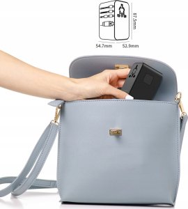 Choetech Adapter podróżny Choetech PD5020 35W EU / US / AUS / UK z wbudowanym kablem USB-C - czarny 6