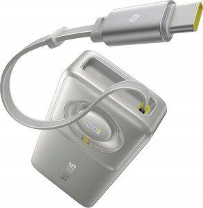 Powerbank Baseus Powerbank Baseus Free2Pull 10000mAh 30W z portem USB-C i rozwijanym kablem USB-C - szary 3