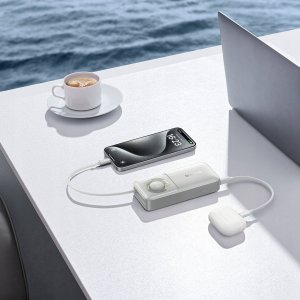 Powerbank Baseus Powerbank Baseus Free2Pull 10000mAh 30W z portem USB-C i rozwijanym kablem USB-C - szary 5