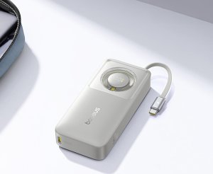 Powerbank Baseus Powerbank Baseus Free2Pull 10000mAh 30W z portem USB-C i rozwijanym kablem USB-C - szary 6