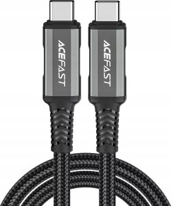 Kabel USB Acefast Kabel Acefast C1-09 USB-C / USB-C USB4 PD3.1 5A 1m - szaro-czarny 1