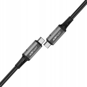 Kabel USB Acefast USB-C - USB-C 1 m Czarny (6974316282631) 2