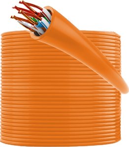 BestLan Patchcord BESTLAN kabel sieciowy LAN RJ-45 UTP kat. 5e Pomarańczowy 100 metrów 1