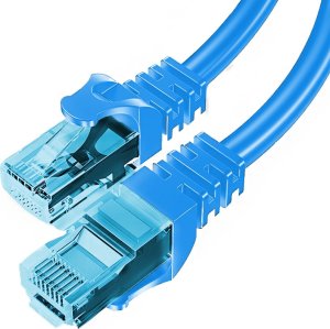 BestLan Patchcord BESTLAN kabel sieciowy LAN RJ-45 UTP kat. 5e Niebieski 0,2 metra 1