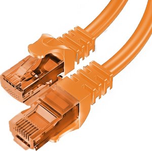 BestLan Patchcord BESTLAN kabel sieciowy LAN RJ-45 UTP kat. 5e Pomarańczowy 0,2 metra 1