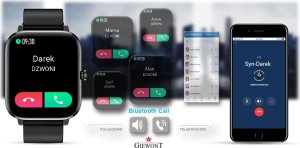 Smartwatch Giewont GW230-2 Czarny  (GW230-2) 4