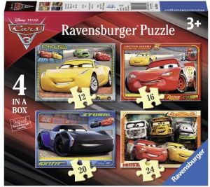 Ravensburger Puzzle 4w1 Cars 3 Dajmy gazu! 1
