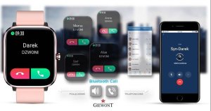 Smartwatch Giewont GW230-1 Różowy  (GW230-1) 4